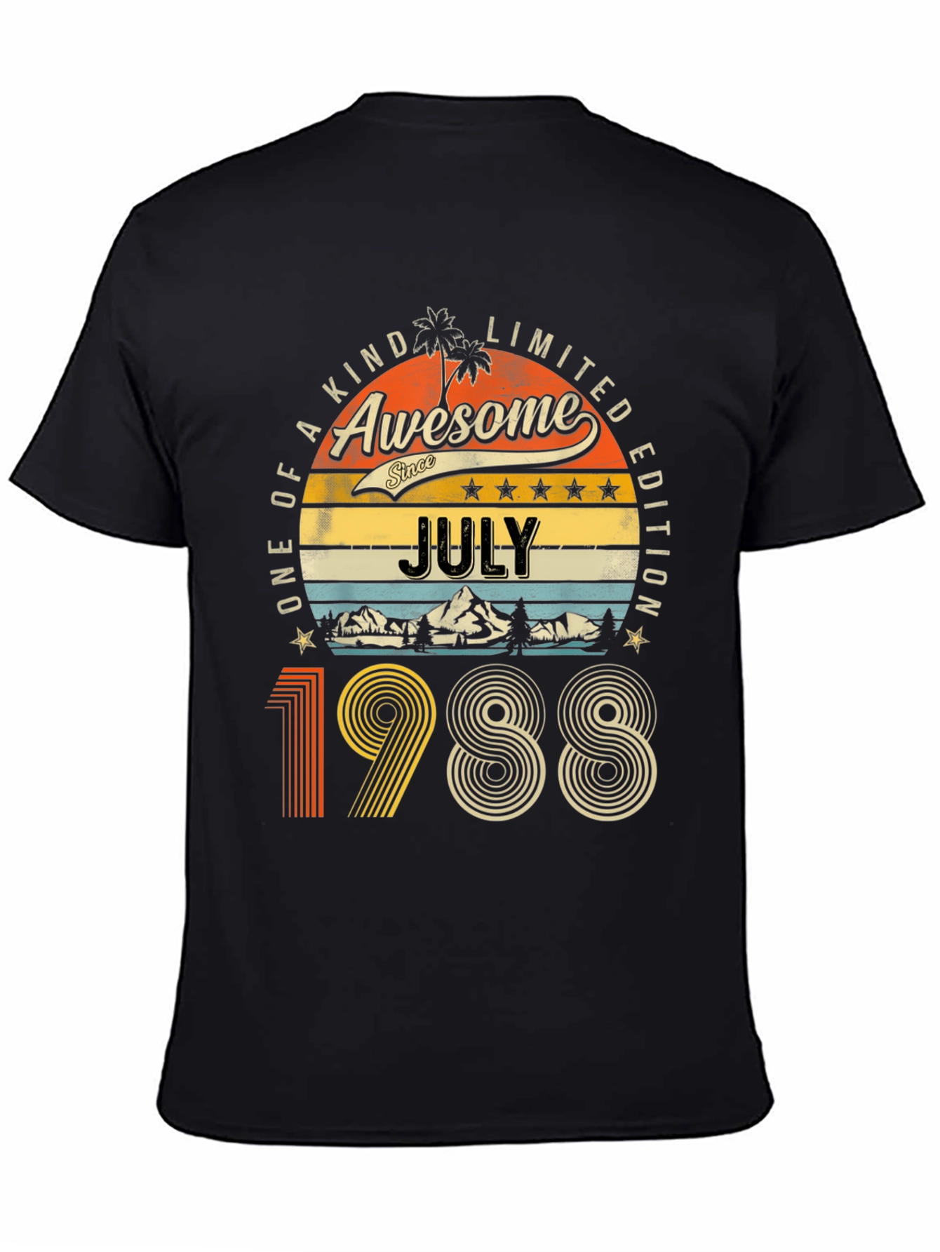 Awesome July 1988 Limited Edition Graphic T-Shirt