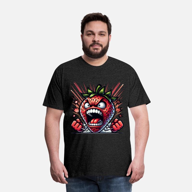 Fierce Strawberry Cartoon Art