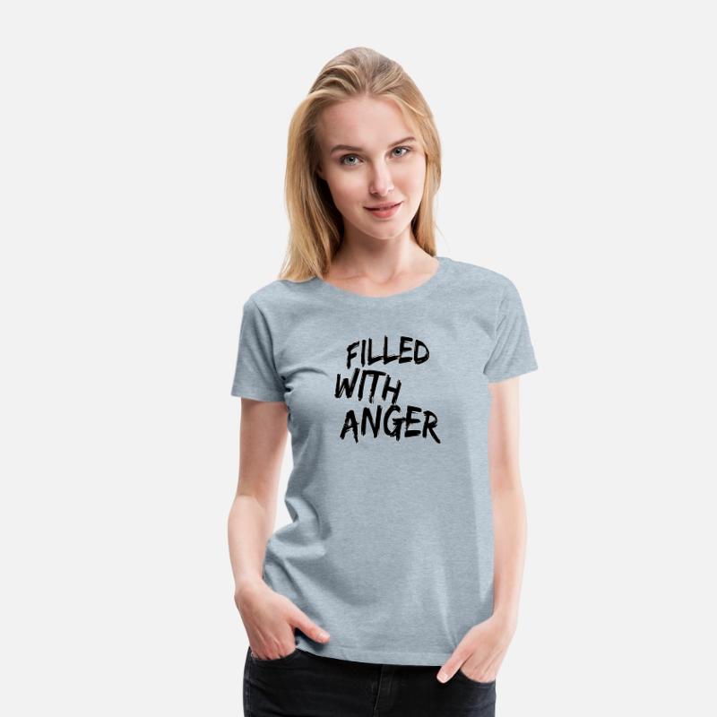 Filled with anger