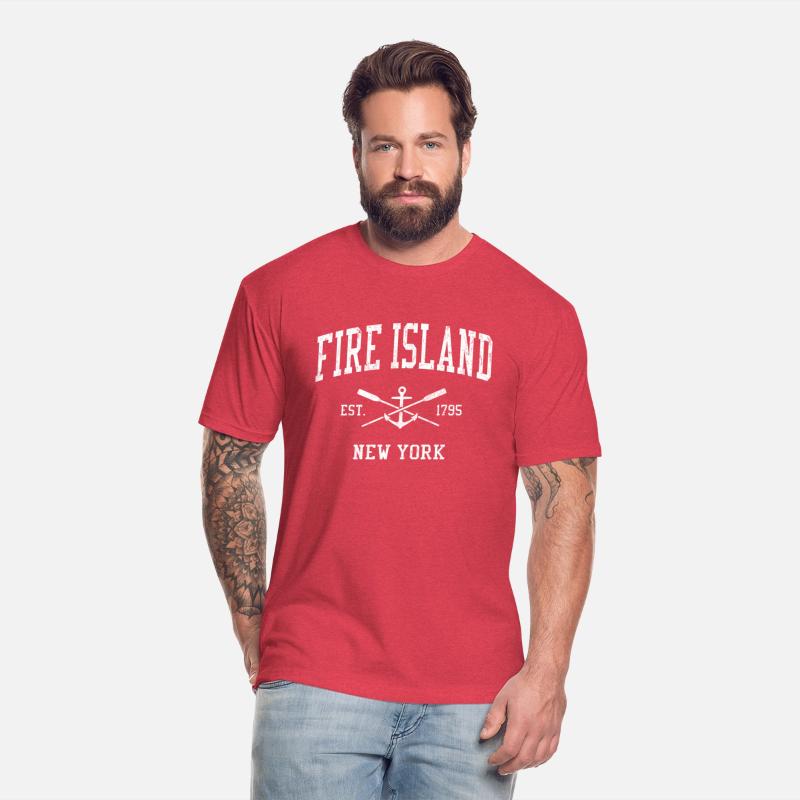 Fire Island Ny Crossed Oars Boat Anchor Sports