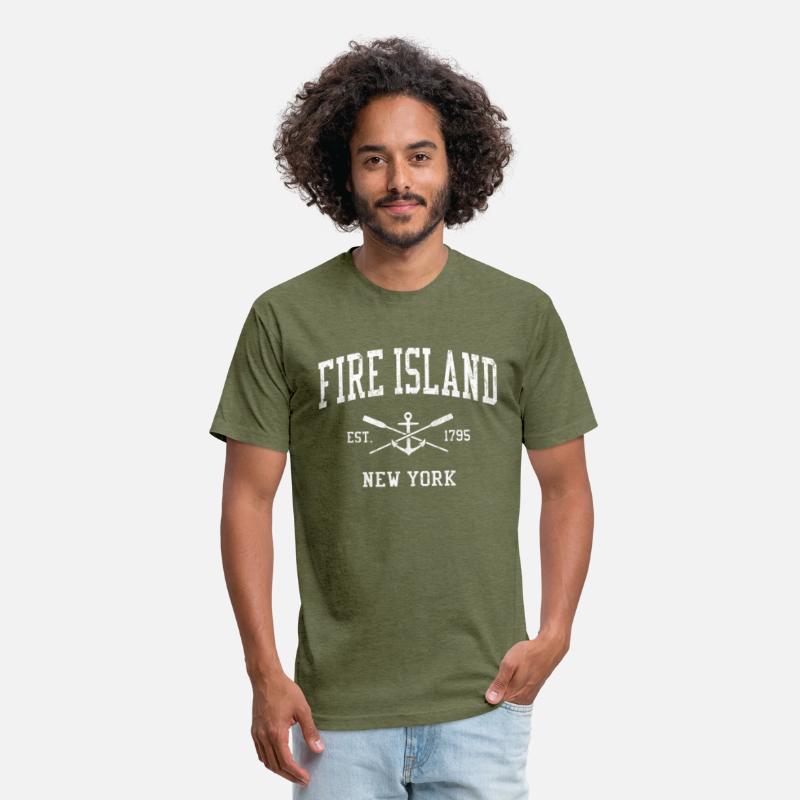 Fire Island Ny Crossed Oars Boat Anchor Sports