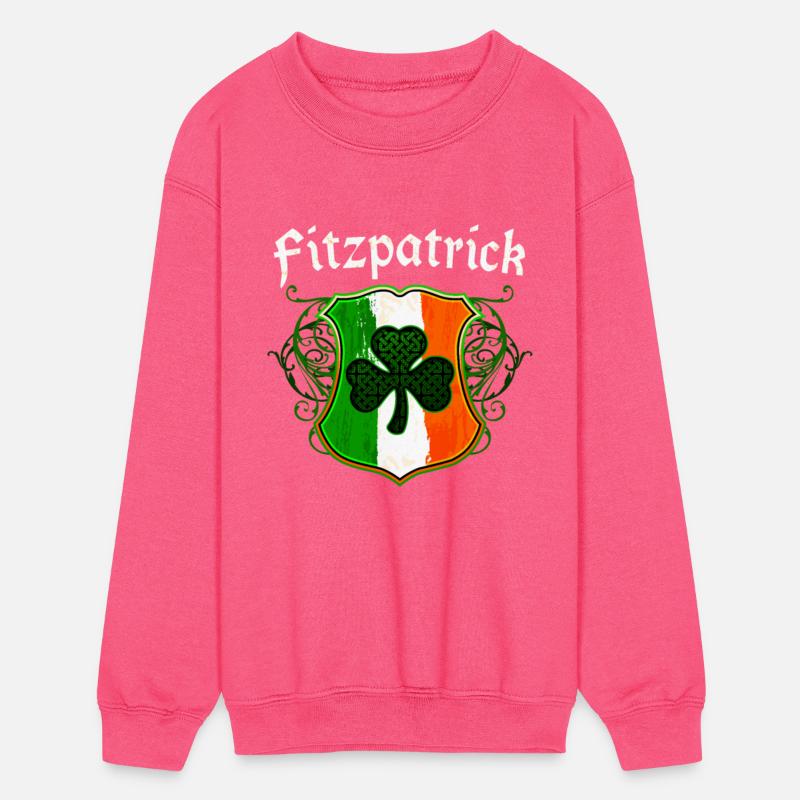 Fitzpatrick Irish Surname Ireland Flag Shield