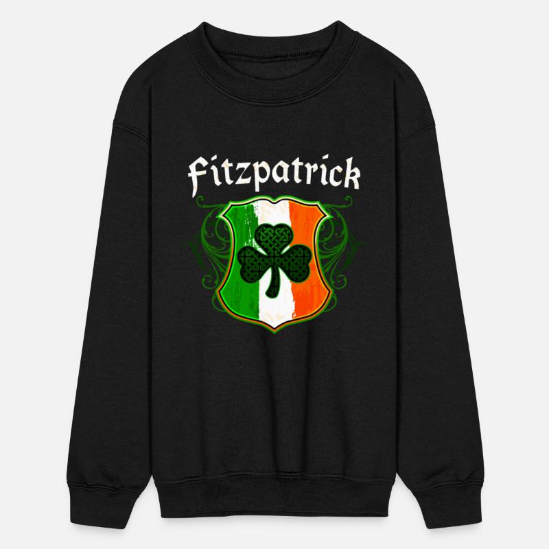 Fitzpatrick Irish Surname Ireland Flag Shield