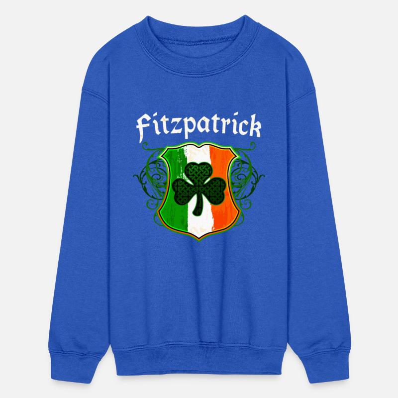 Fitzpatrick Irish Surname Ireland Flag Shield