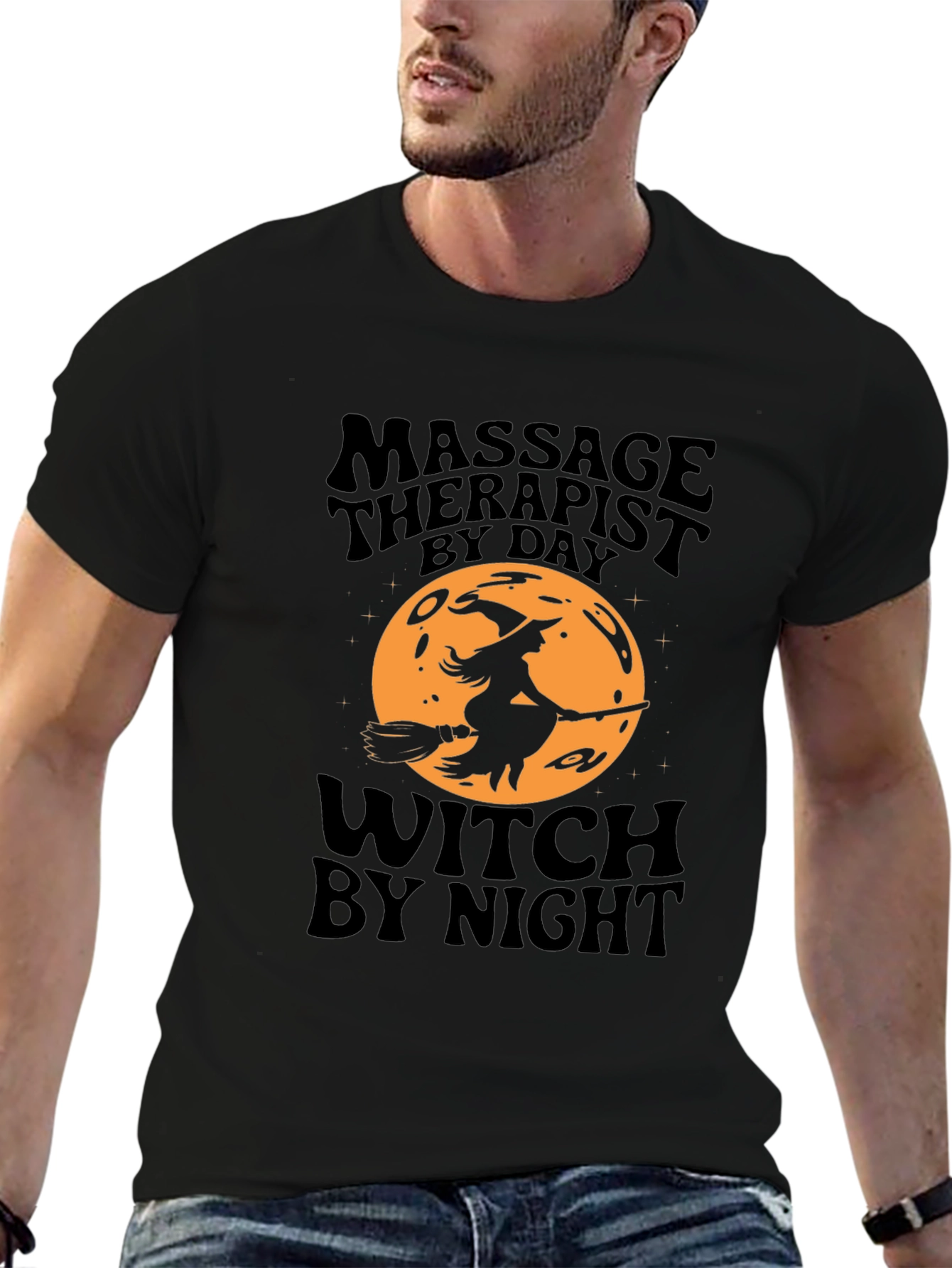 Massage Therapist Witch T-Shirt - Halloween Edition