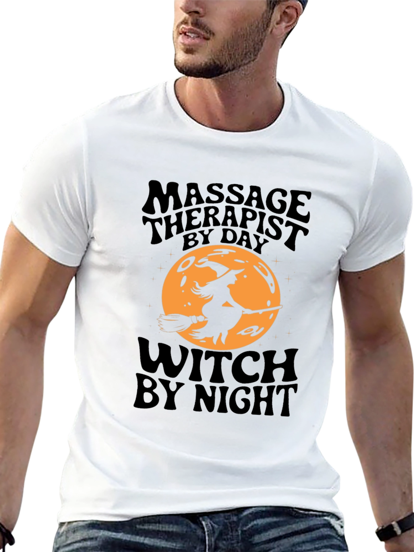 Massage Therapist Witch T-Shirt - Halloween Edition