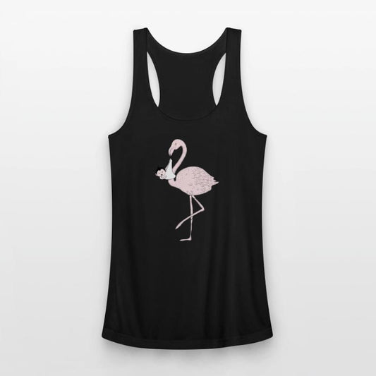 Flamingo brings the baby instead of the stork