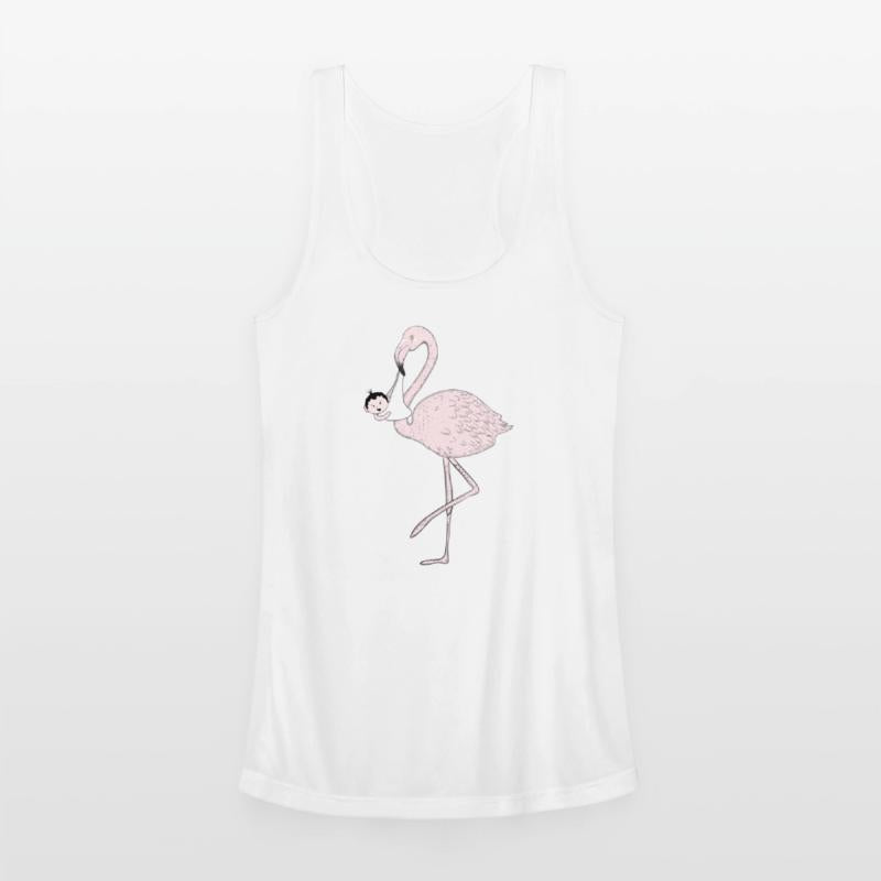 Flamingo brings the baby instead of the stork