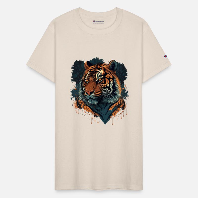 Flat Tiger Design