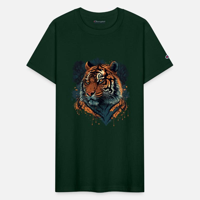 Flat Tiger Design