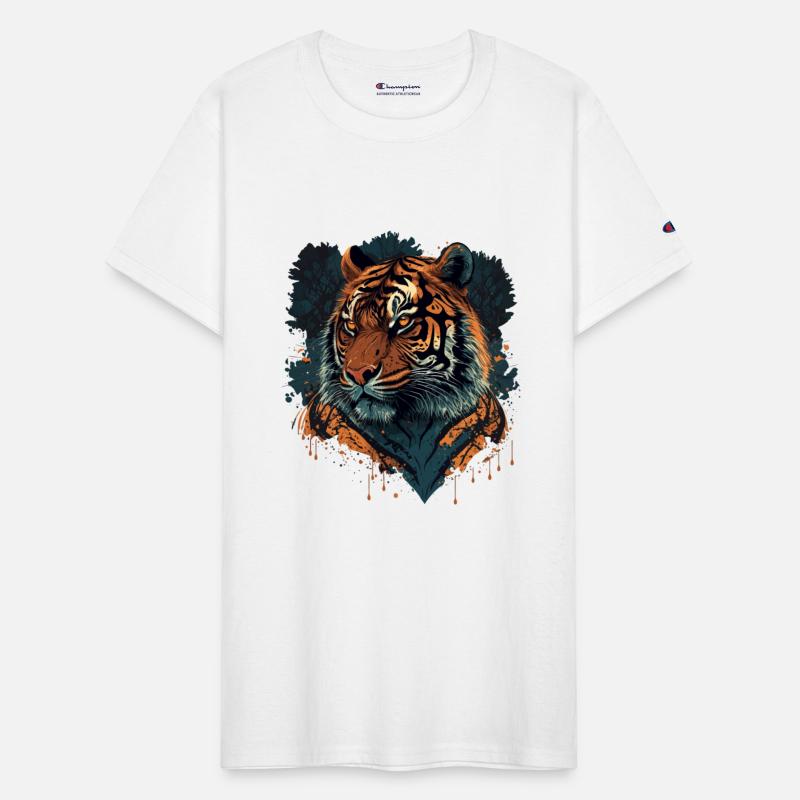 Flat Tiger Design