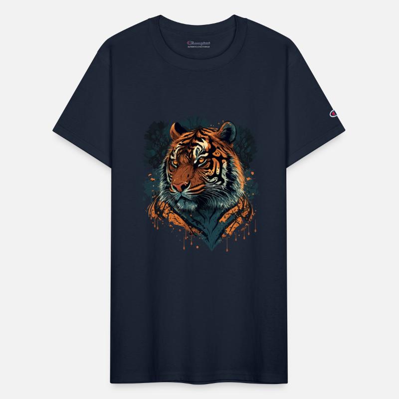 Flat Tiger Design