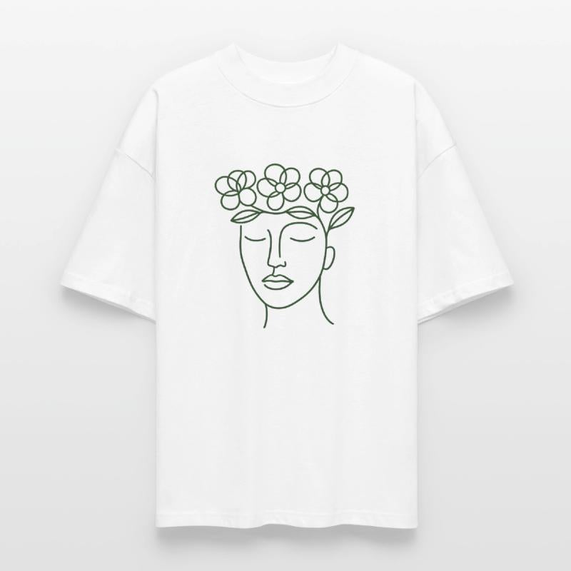 Floral Mindfulness Line Drawing