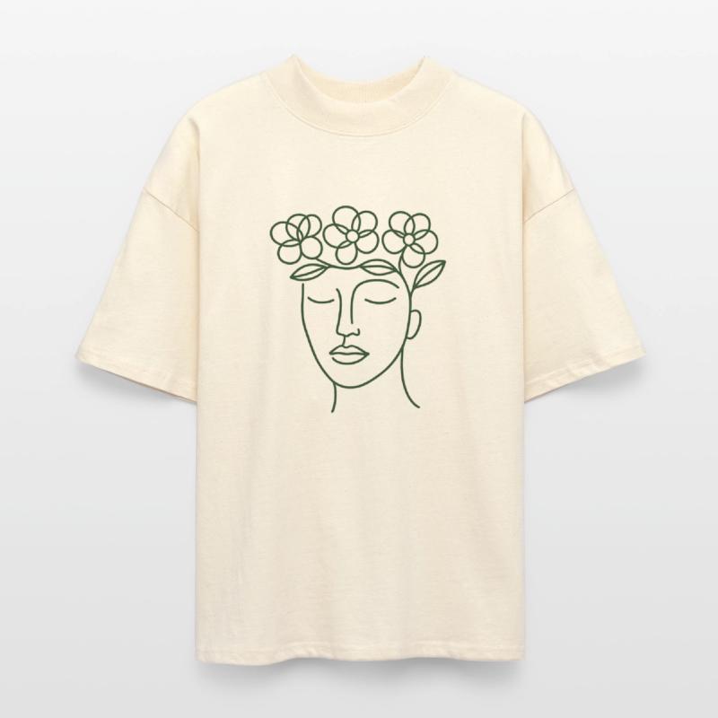 Floral Mindfulness Line Drawing