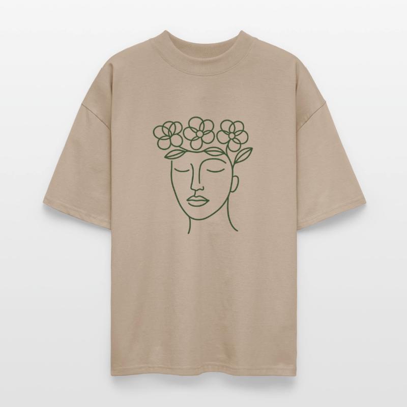 Floral Mindfulness Line Drawing
