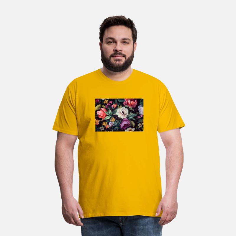 Floral Symphony A Beautiful Flower Print Design
