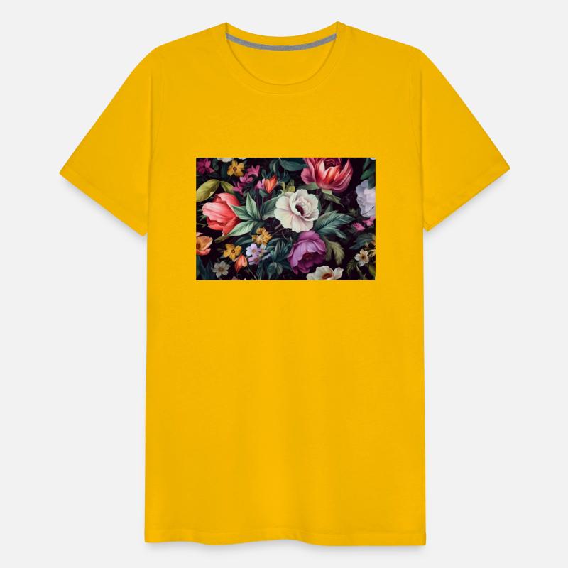 Floral Symphony A Beautiful Flower Print Design