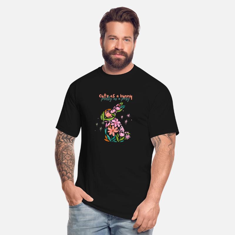 Flower Lover Bunny Shirt Gift For Easter.