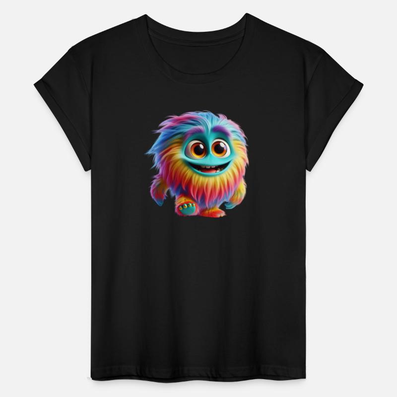 Fluffy Rainbow Companion: A Whimsical and Cheerful