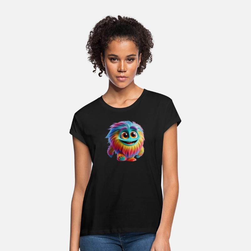 Fluffy Rainbow Companion: A Whimsical and Cheerful