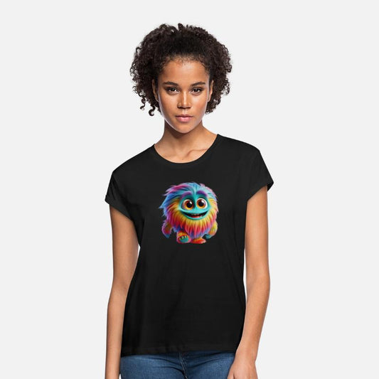 Fluffy Rainbow Companion: A Whimsical and Cheerful