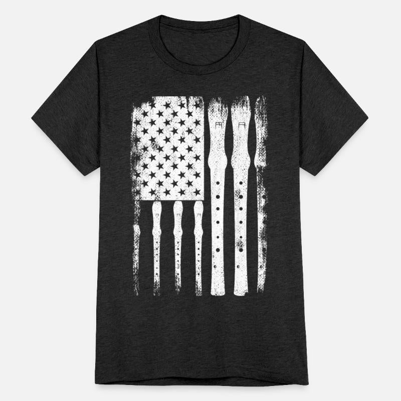 Flute US Flag