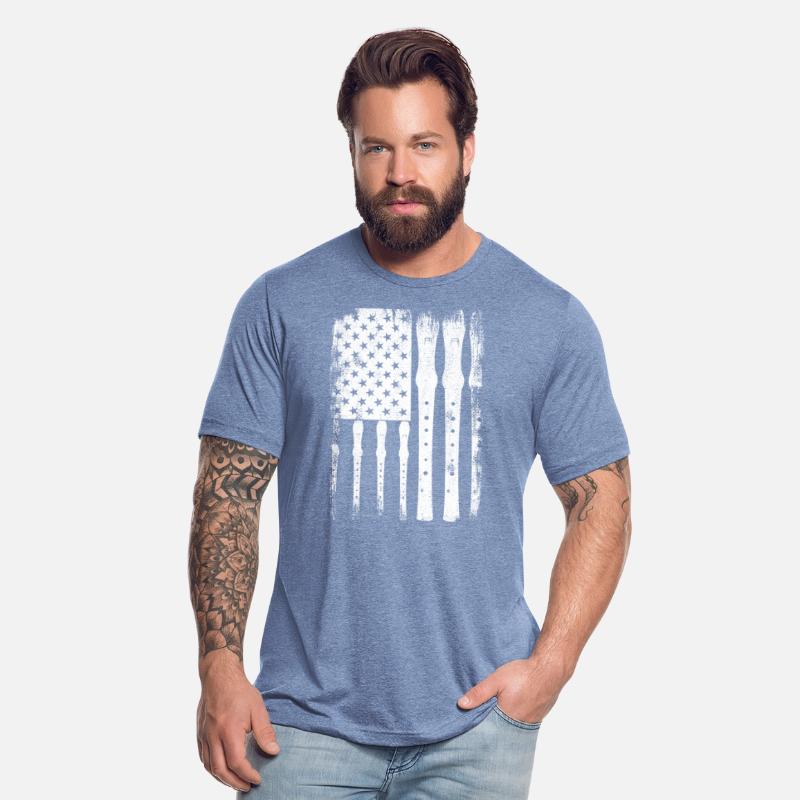 Flute US Flag