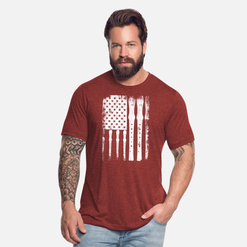 Flute US Flag