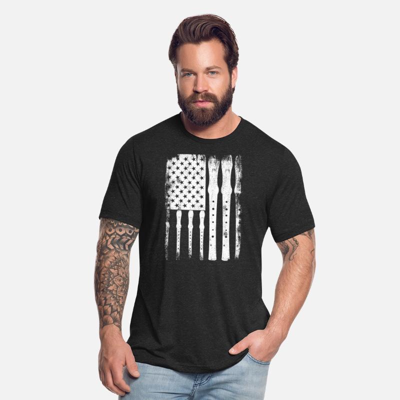 Flute US Flag
