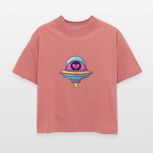 Flying Saucer with a Heart Inside