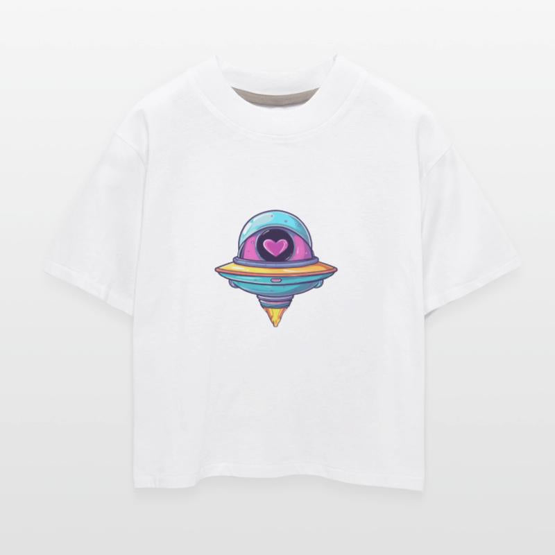 Flying Saucer with a Heart Inside