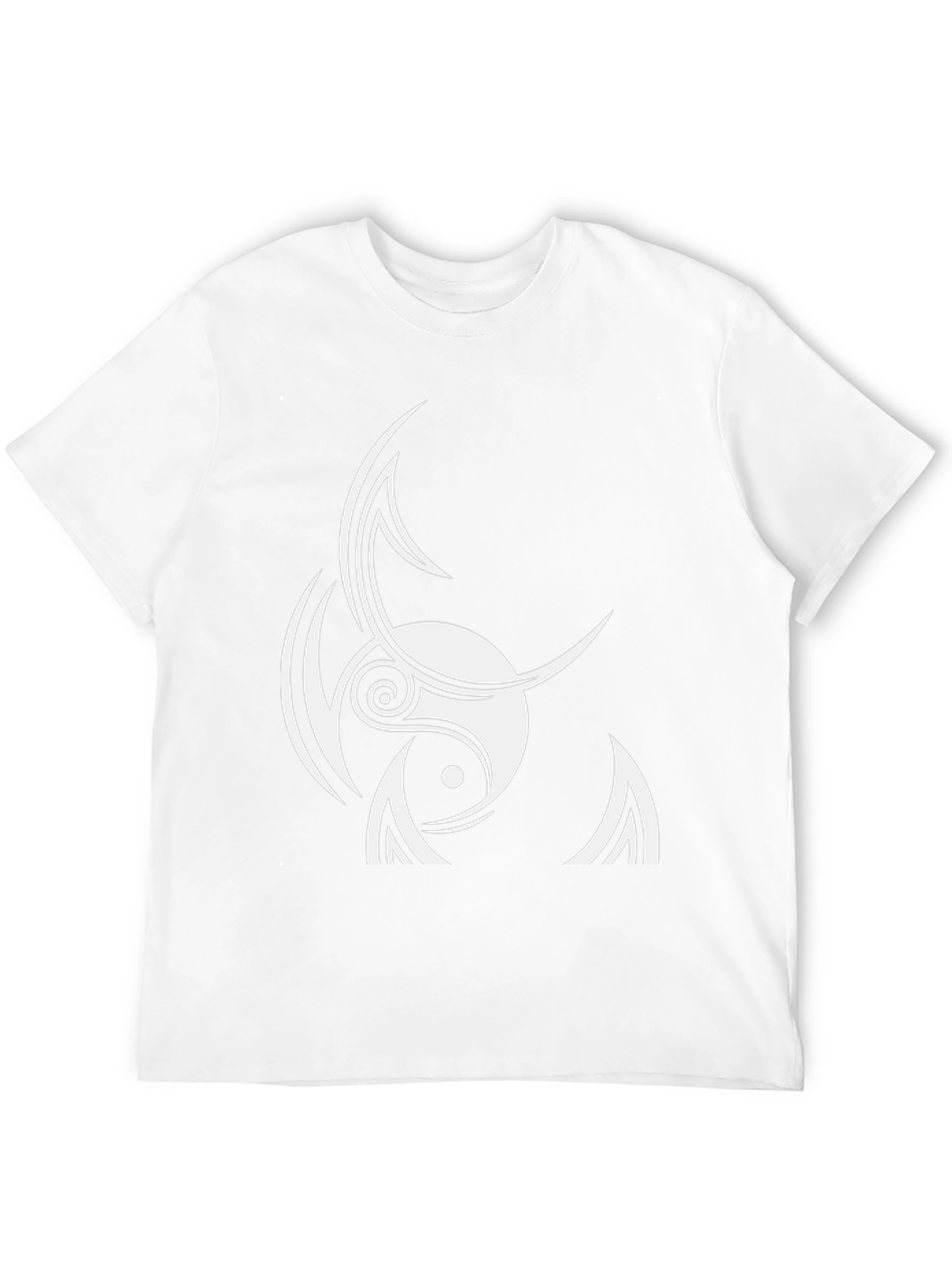 Yin Yang Tribal Design T-Shirt
