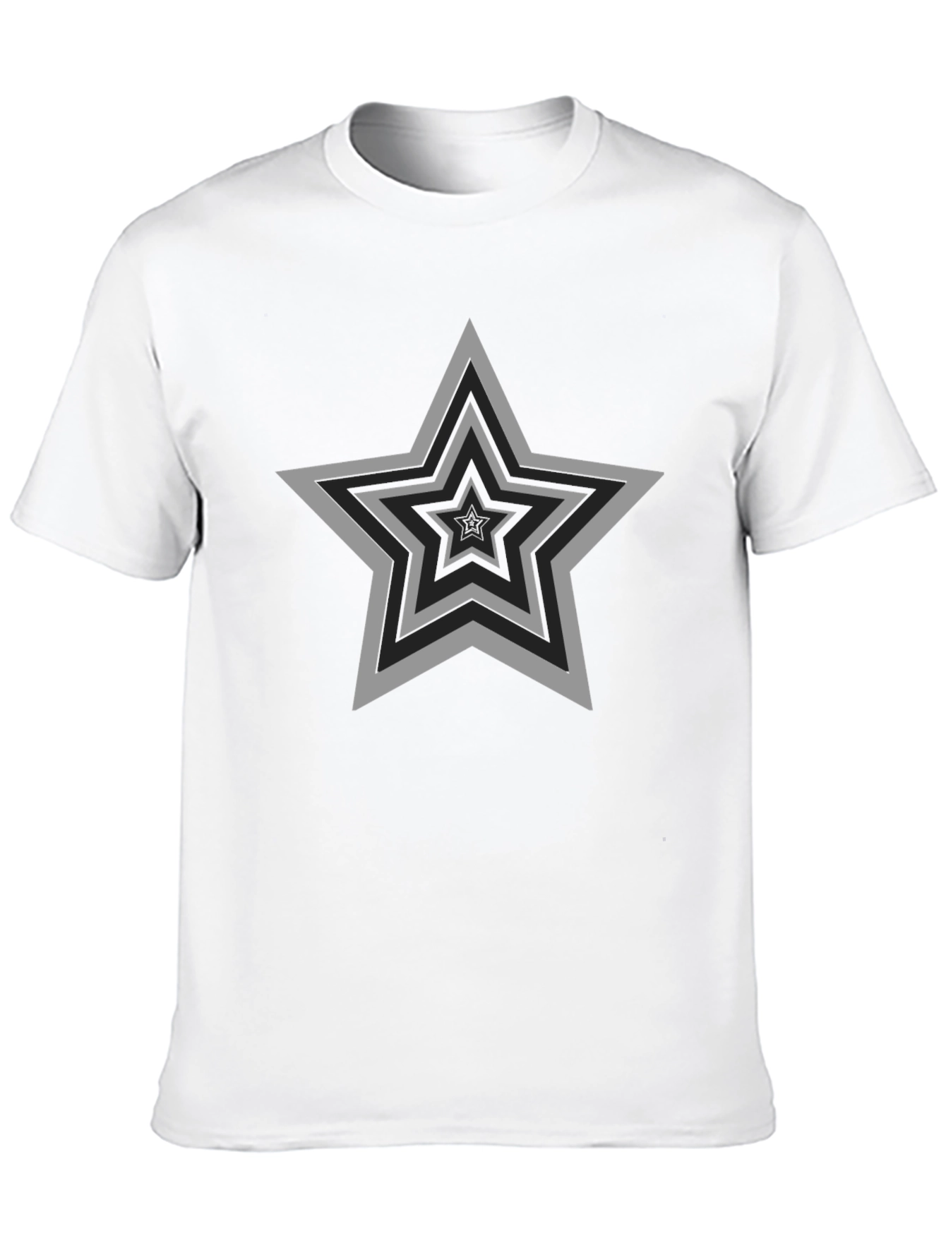 Geometric Star Graphic Tee