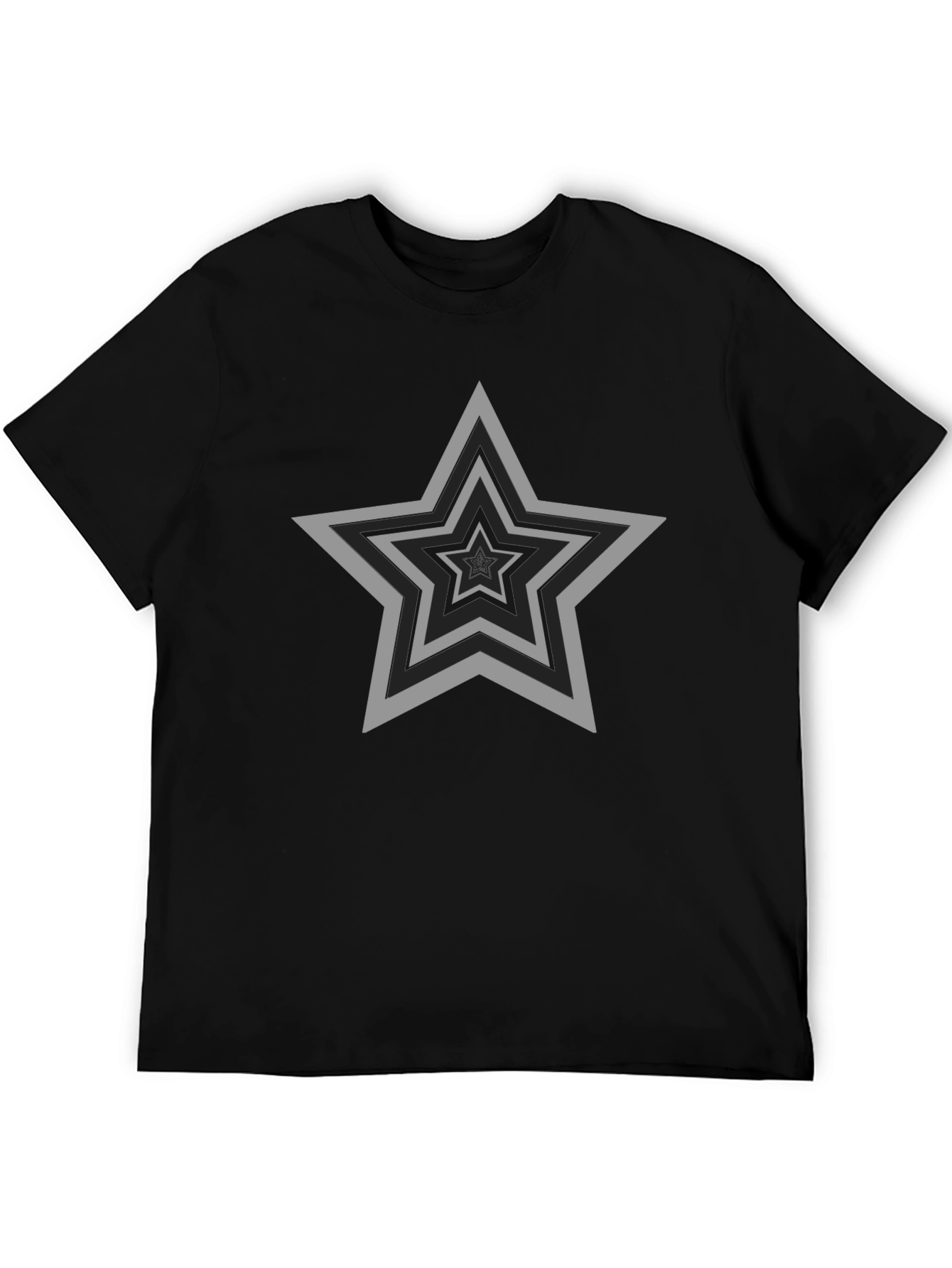 Geometric Star Graphic Tee