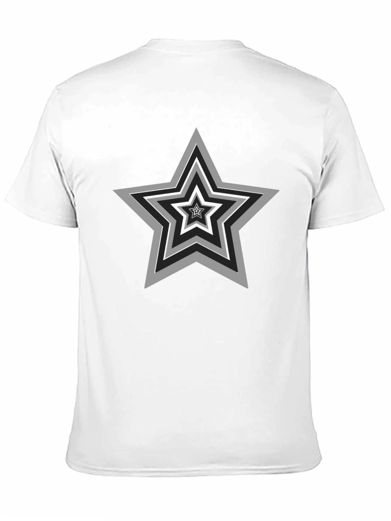 Geometric Star Graphic Tee