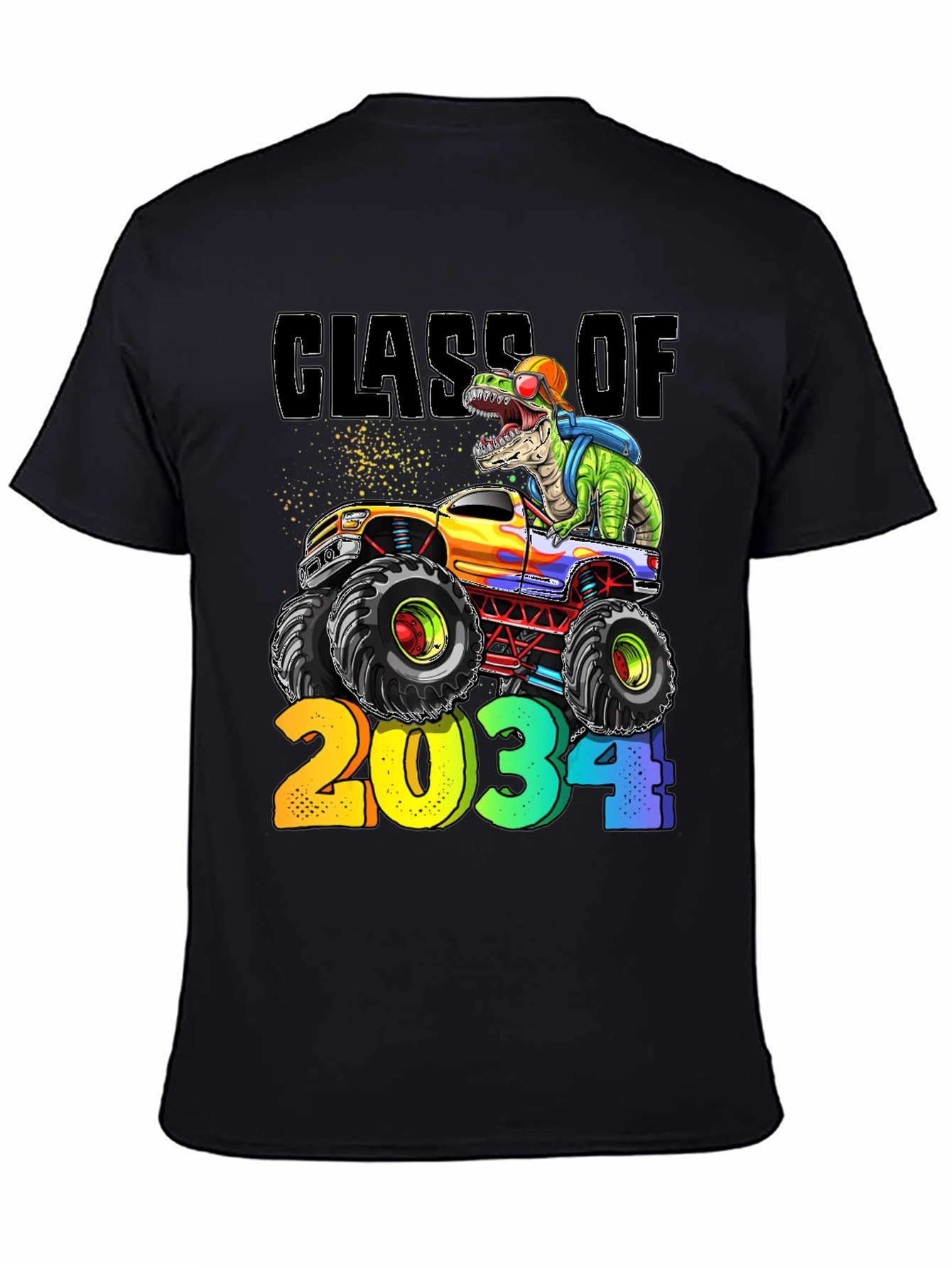 Class of 2034 Dinosaur Monster Truck T-Shirt