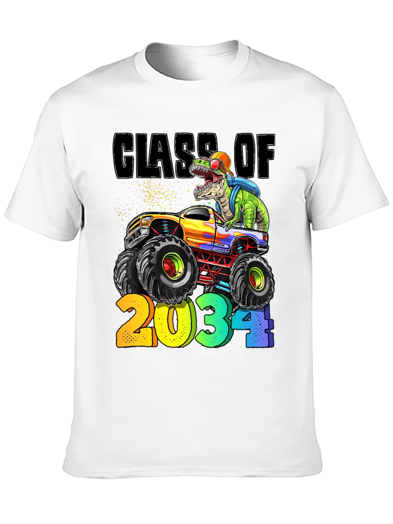 Class of 2034 Dinosaur Monster Truck T-Shirt