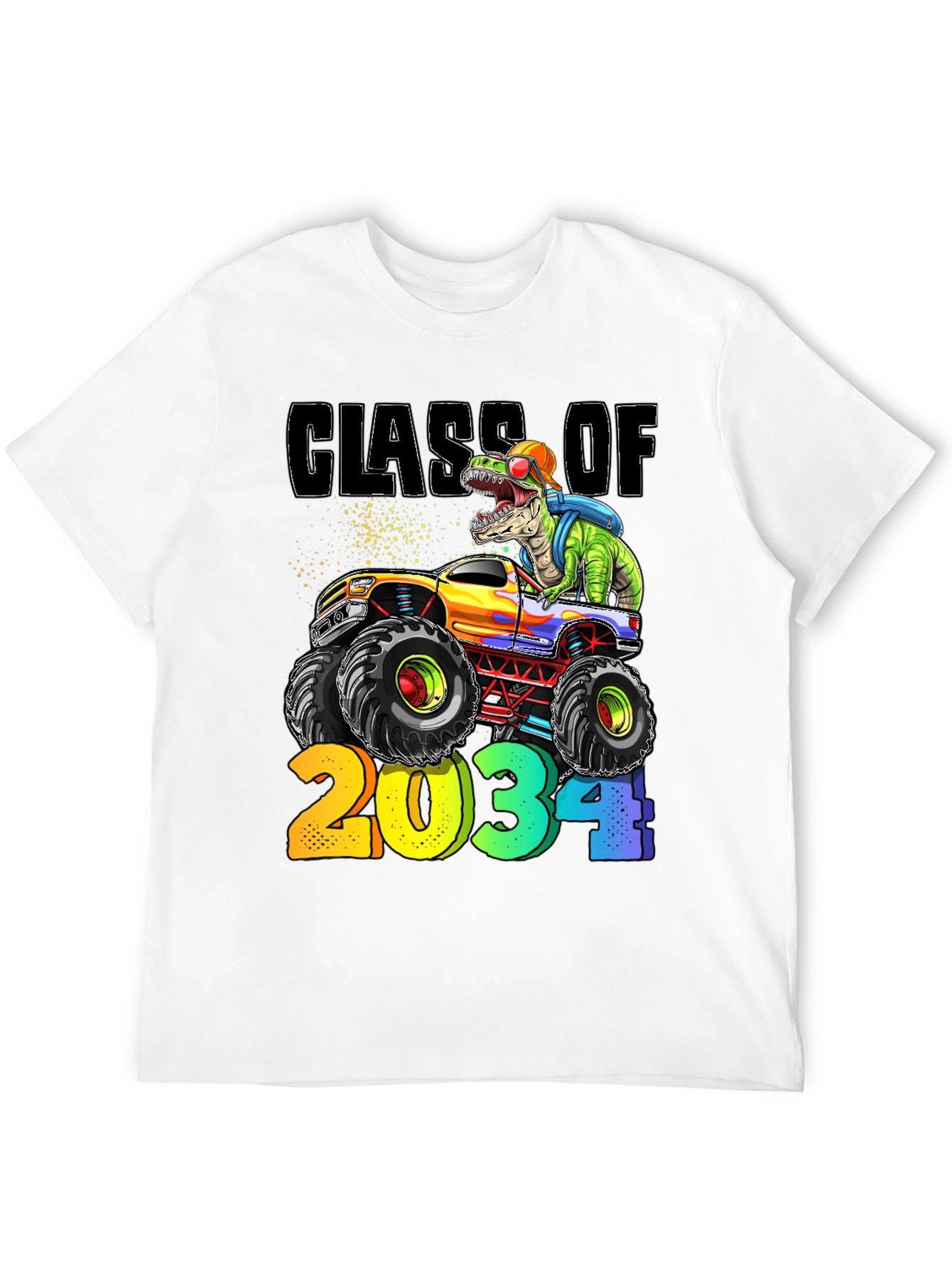 Class of 2034 Dinosaur Monster Truck T-Shirt
