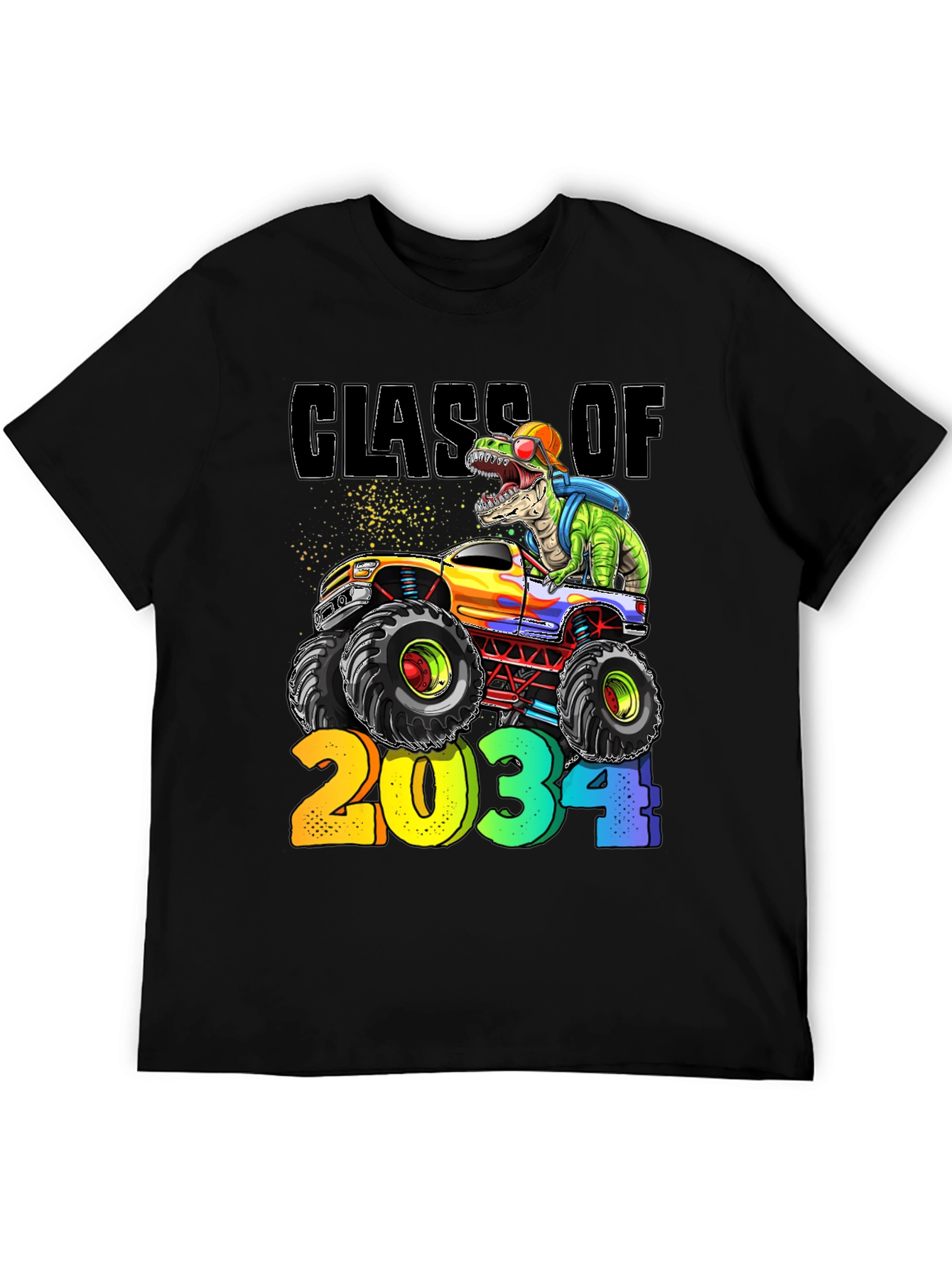 Class of 2034 Dinosaur Monster Truck T-Shirt