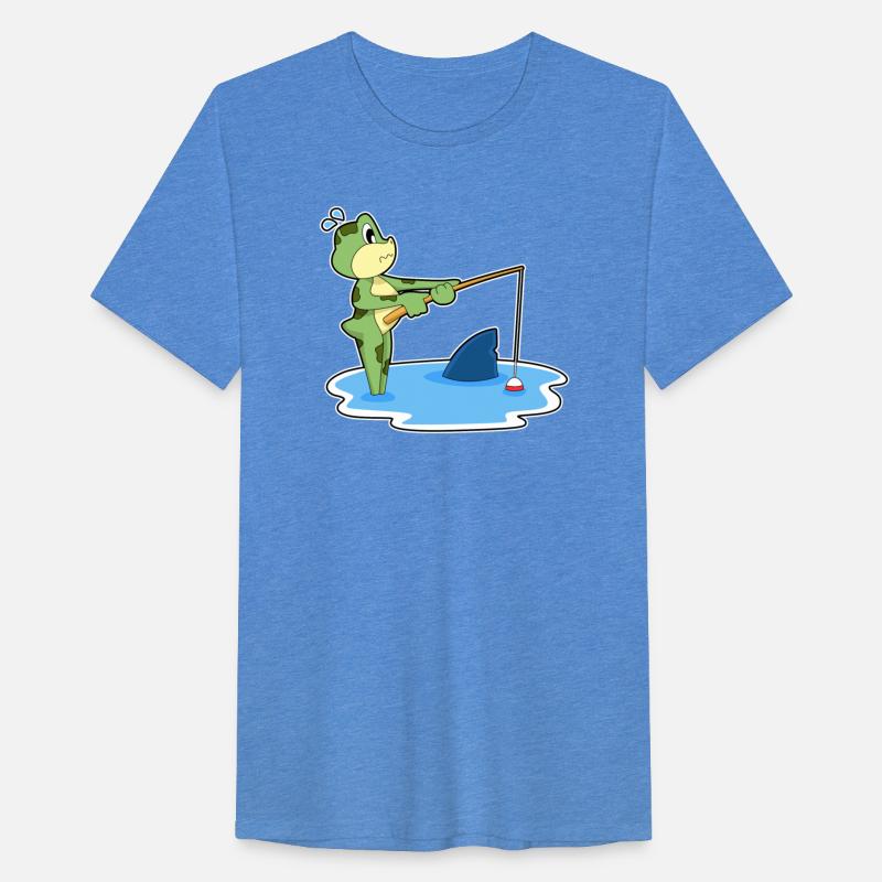 Frog Fishing Fishing Rod Shark Fin