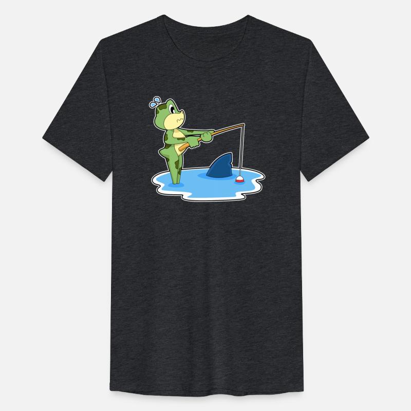 Frog Fishing Fishing Rod Shark Fin