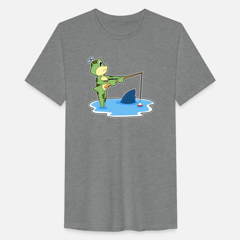 Frog Fishing Fishing Rod Shark Fin