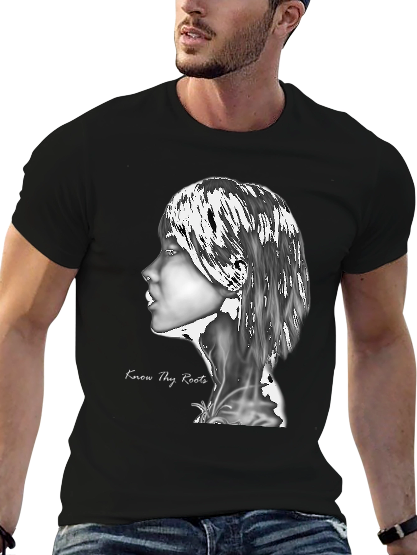 Know Thy Roots Graphic T-Shirt - Black
