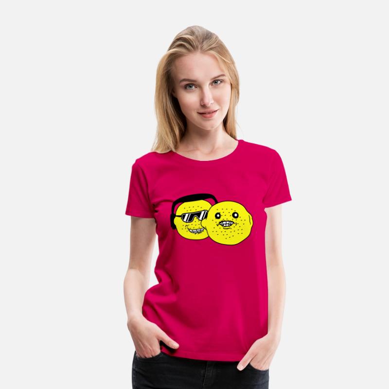 Funny 2 DJ Citrus Fruit Two Lemon Friends Team Fun