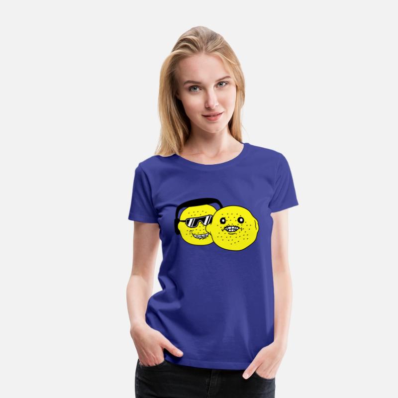 Funny 2 DJ Citrus Fruit Two Lemon Friends Team Fun