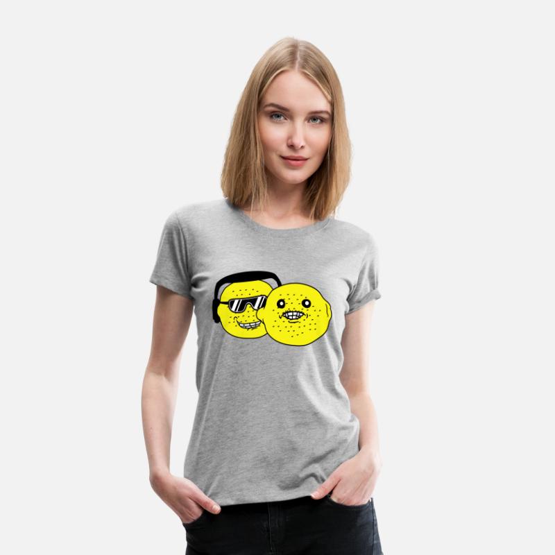 Funny 2 DJ Citrus Fruit Two Lemon Friends Team Fun