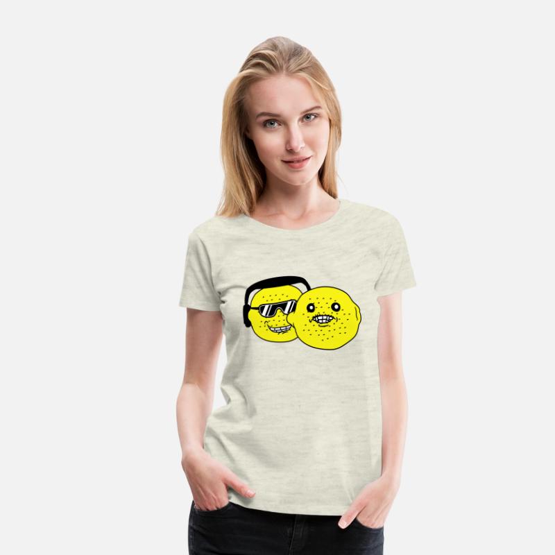 Funny 2 DJ Citrus Fruit Two Lemon Friends Team Fun