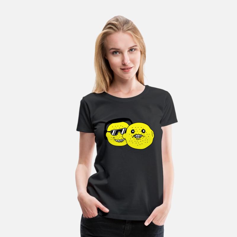 Funny 2 DJ Citrus Fruit Two Lemon Friends Team Fun