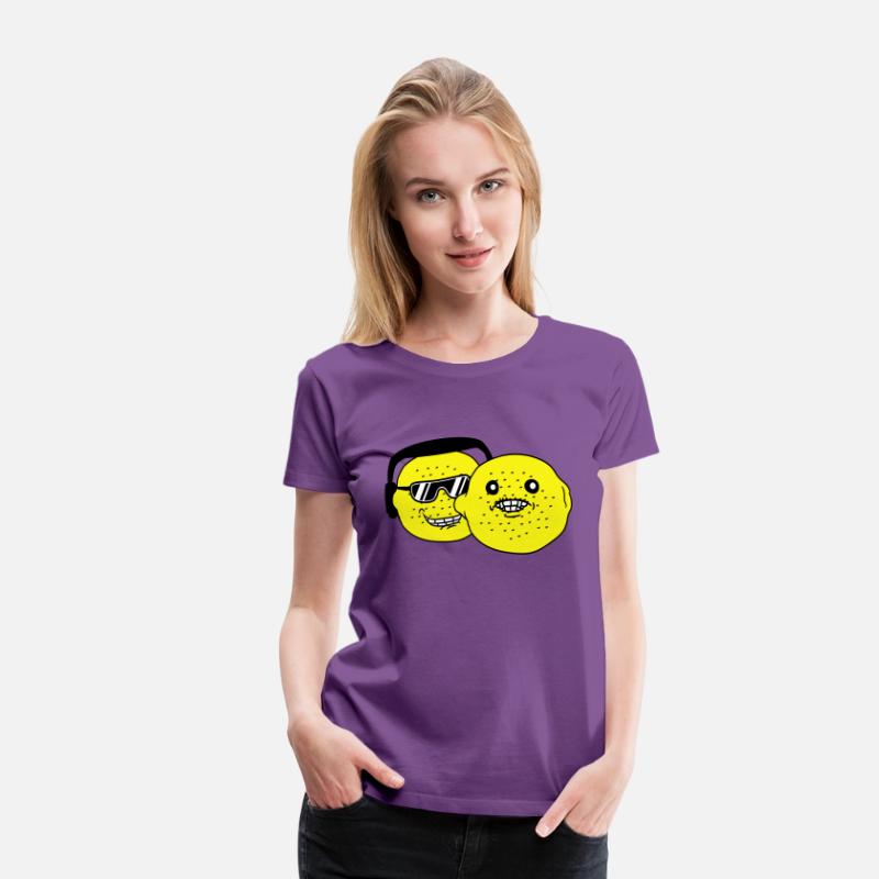Funny 2 DJ Citrus Fruit Two Lemon Friends Team Fun