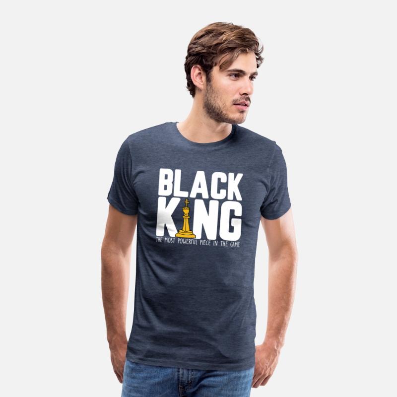 Funny black king the most powerful piece